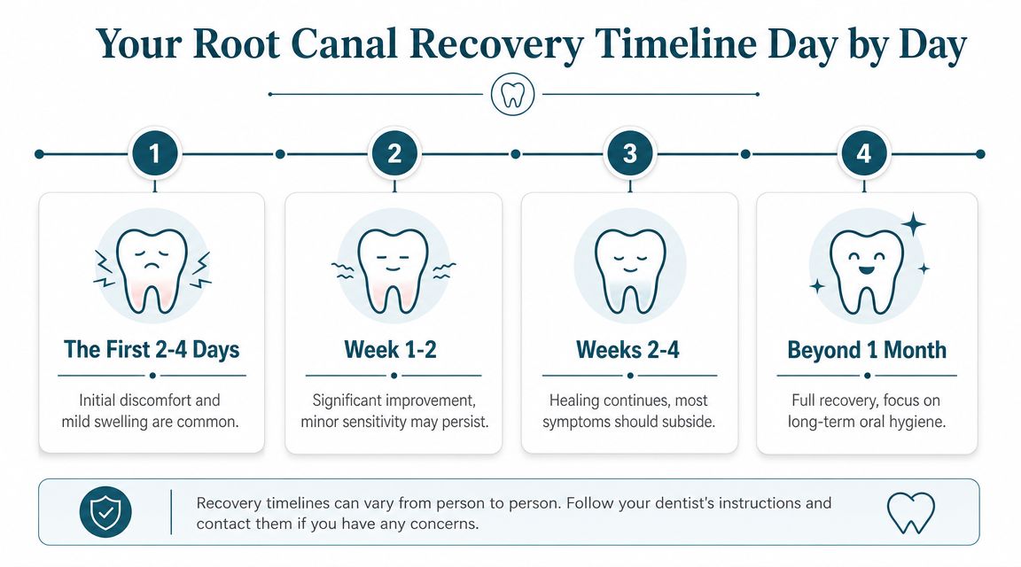 Your Root Canal Recovery Timeline Day by Day