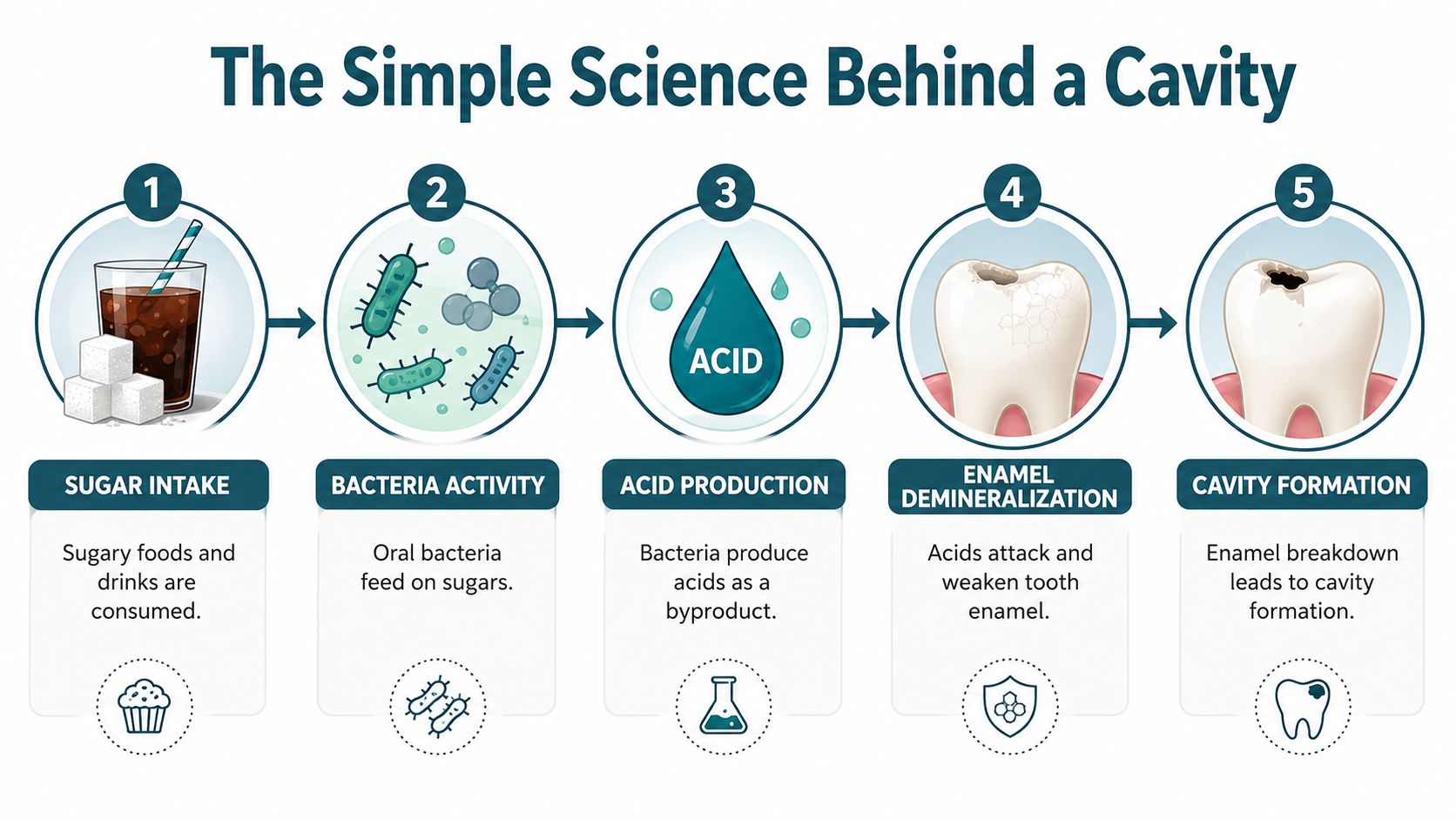 The Simple Science Behind a Cavity