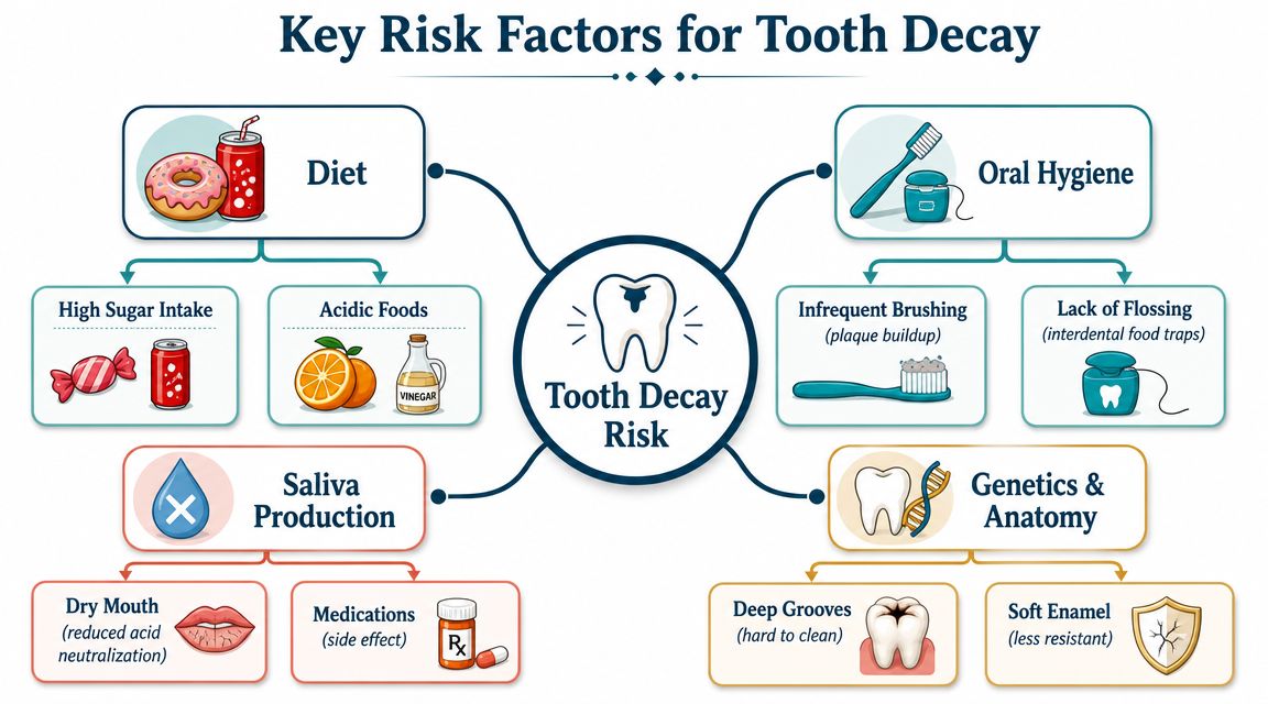 Key Risk Factors for Tooth Decay