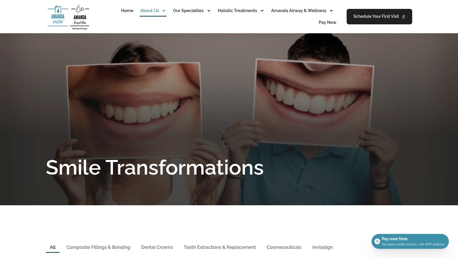 Smile Transformations at Amanda Family Dental